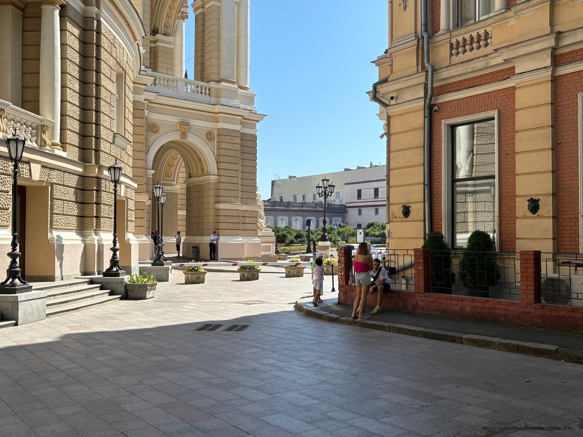 Odesa — Behind the Opera House — the historic centre